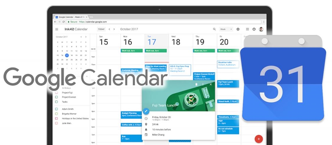 Calendario Google delle rappresentazioni